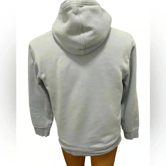 Levis Hoodie Mens Medium Blue Pullover Hooded Sweatshirt Logo Spell Out Pocket - Picture 3 of 9